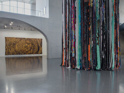 Installation view, ‘Mark Bradford. Los Angeles’, Long Museum West Bund, Shanghai, China