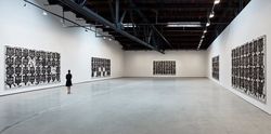 Installation view, ‘Rashid Johnson. Fly Away’, Hauser & Wirth 22nd Street, New York NY