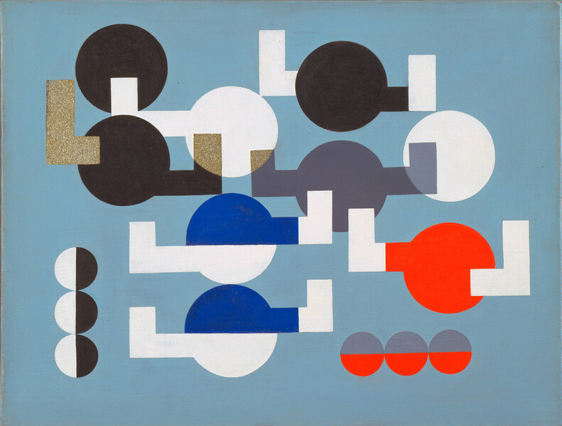Taeuber-Arp-Composition-of-Circles-and-Overlapping-Angles