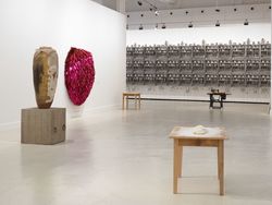 Installation view, ‘Subodh Gupta. The imaginary order of things’, CAC Centro de Arte Contemporáneo, Malaga, Spain, 2013