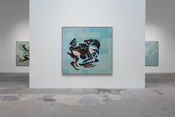 Installation view, ‘Ellen Gallagher. Accidental Records’, Hauser & Wirth Los Angeles, CA