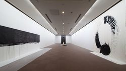 Installation view, 'Takesada Matsutani. Currents', Ōtani Memorial Art Museum, Nishinomiya City, Japan
