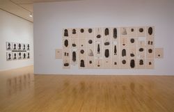 Installation view, ‘Lorna Simpson’, Museum of Contemporary Art, Los Angeles CA