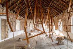 Installation view, Kochi-Muziris Biennale, Kochi, India
