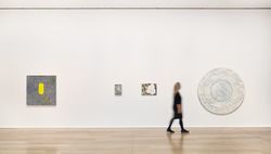 Installation view, ‘More Dimensions Than You Know: Jack Whitten, 1979 – 1989’, Hauser & Wirth London
