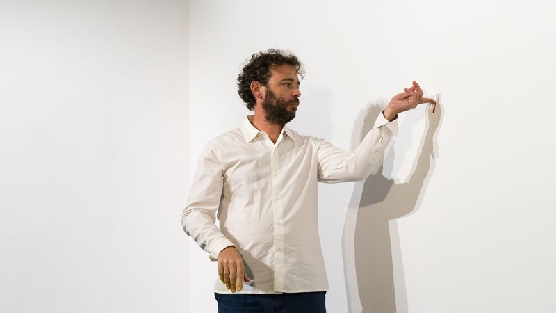 Thumbnail image for event called Exhibition Walkthrough with Artist Julien Bismuth