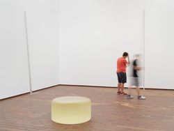 Installation view, ‘Roni Horn. Everything was sleeping as though the universe were a mistake’, Fundacio Joan Miro, Barcelona, Spain