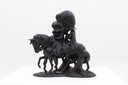 WS, White Snow and Prince on Horseback (2ft, Bronze)