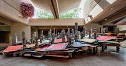 Installation view, ‘Phyllida Barlow. ‘Scree’’, Des Moines Art Center, Des Moines IA, 2013