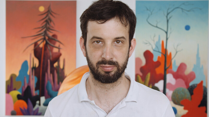 Thumbnail Image for Ursula Article titled Nicolas Party: In the Studio