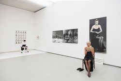 Installation view, ‘Retrospective in solid light’, MADRE Museo d’Arte Contemporanea Donnaregina, Naples, Italy