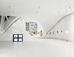 Installation view, ‘Hodgkin and Creed: Inside Out’, Kistefos Museet, Oslo, Norway. Photo: Einar Aslaksen