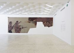 Installation view, ‘Leon Golub: Bite Your Tongue’, Museo Tomayo Arte Contemporáneo, Mexico City, Mexico