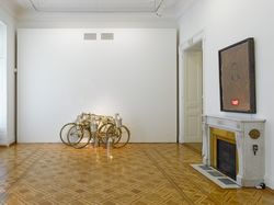 Installation view, ‘Subodh Gupta. Spirit Eaters’, Kunstmuseum Thun, Switzerland