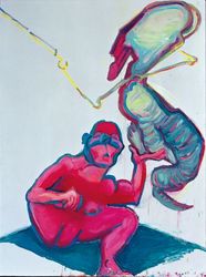 Selbst mit Drachen (Self with dragon)