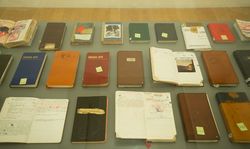 Installation view, 'Dieter Roth. Diaries', The Fruitmarket Gallery, Edinburgh, Scotland