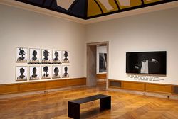 Installation view, ‘Lorna Simpson’, Addison Gallery of American Art, Andover MA