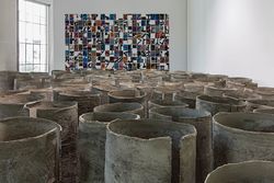 Installation view, ‘Phyllida Barlow: mix’, Lokremise St. Gallen, St. Gallen, Switzerland, 2015