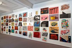 Installation view, ‘Phyllida Barlow: Bad Copies’, Henry Moore Institute, Leeds, United Kingdom, 2012