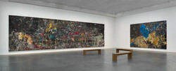 Installation view, ‘Mark Bradford. Cerberus’, Hauser & Wirth London