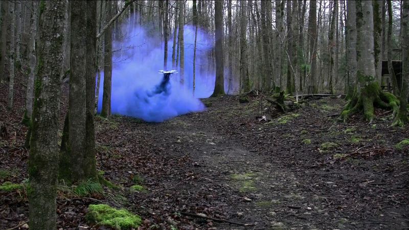 Roman Signer Blauer Rauch_2016