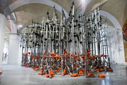 Installation view, Kiev Biennale, Kiev, Ukraine, 2012