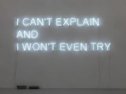 I can’t explain and I won’t even try