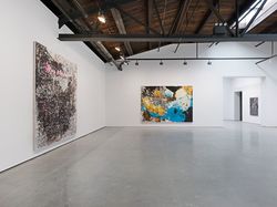 Installation view, ‘Mark Bradford. Be Strong Boquan’, Hauser & Wirth 18th Street, New York NY