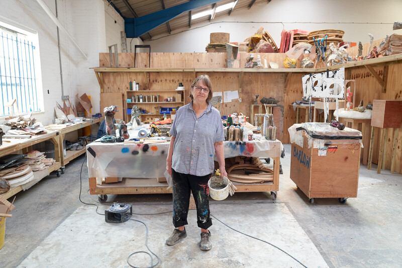 Thumbnail image for press titled Phyllida Barlow: ‘Cut up your clothes and hang them’
