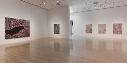 Installation view, ‘Mark Bradford. Scorched Earth’, Hammer Museum, Los Angeles CA