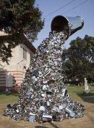 Installation view, ‘Subodh Gupta. Everything is inside’, National Gallery of Modern Art, New Delhi, India, 2014