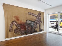 Installation view, ‘Leon Golub. Riot’, Hauser & Wirth 69th Street, New York NY
