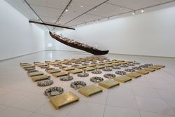 Installation view, ‘Subodh Gupta. Everything is inside’, MMK Museum für Moderne Kunst Frankfurt am Main, Germany, 2018