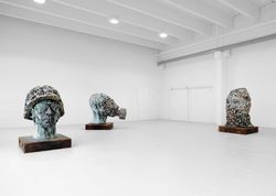 Gandhi's three monkeys