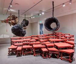 Installation view, ‘Phyllida Barlow: HOARD’, Norton Museum of Art, West Palm Beach FL, 2013
