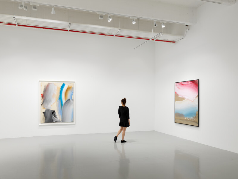 Thumbnail image for press titled Painter Ed Clark’s First Hauser & Wirth Show Radiates Effortless Beauty. But It’s the Product of Decades of Toughing It Out
