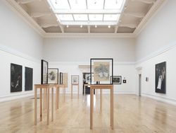Installation view, ‘Ellen Gallagher: An Experiment of Unusual Opportunity – Everyone's Got A Little Light Under The Door’, South London Gallery, London, United Kingdom