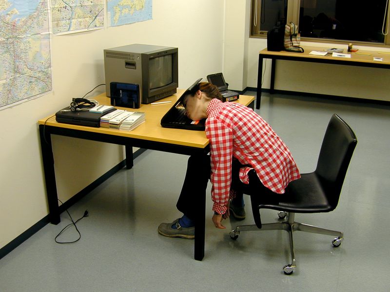 Artist at work in Kitakyushu