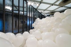 Installation view, ‘Martin Creed: What’s the Point of It?’, Hayward Gallery, London, United Kingdom