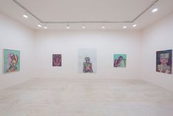Installation view, ‘Maria Lassnig’, MoMA PS1, Long Island City NY
